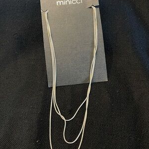 Minicci Elegant Silver Necklace